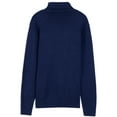 thumbnail image 3 of Xray Boys Turtleneck Sweater (XS - XXL), School Uniform Big Boys' & Little Kids Youth Turtle Neck Long Sleeve Pullover, Navy, XL (14-16), 3 of 8