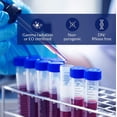 thumbnail image 5 of Centrifuge Tubes Conical-Bottom Flat, PP, 50mL, Sterile, Cap Color: Blue (Qty. 25 per Foam Rack, 8 Racks per Case- 200 Tubes) by Sponix BioRx, 5 of 12