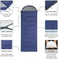 thumbnail image 4 of Sleeping Bags for Backpacking Camping Hiking, Cold Weather Sleeping Bag for Couples & Family Traveling, Dark Blue, 4 of 7