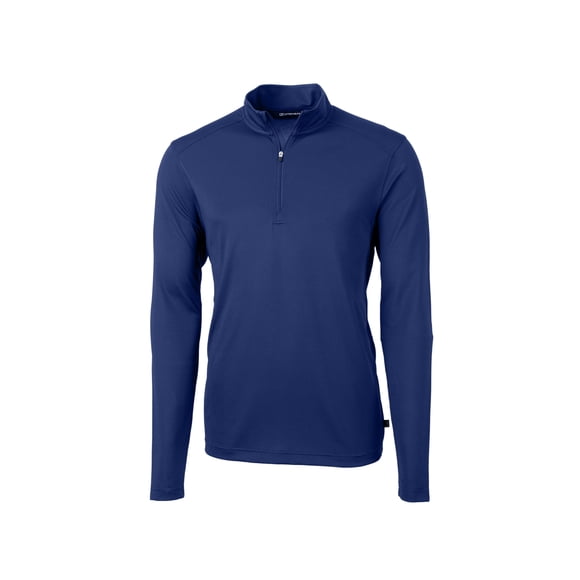Cutter & Buck Virtue Eco Pique Recycled Quarter Zip Mens Pullover Jacket