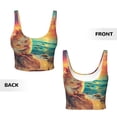 thumbnail image 5 of Lsque Island Beach Guinea Pig Printed Women'S Sports Bra, Compression, Moisture Wicking, High-Impact Sports Bra For Women,Supportive sports bra-XX-Large, 5 of 9