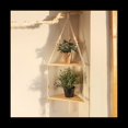 thumbnail image 4 of Estantes con Estante de Madera 1 Estante Hecho a Mano para Plantas Colgantes y DecoracióN con Cuerda de Macramé y Estante, 4 of 7