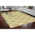 thumbnail image 2 of Mainstays Quatrefoil Tan/Ivory Indoor Area Rug, 9' x 12', 2 of 5