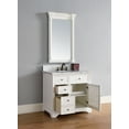 thumbnail image 4 of James Martin Furniture 238-104-V36-CWH-3EJP 36 in. Savannah Cottage White Single Bathroom Vanity Cabinet with 3 cm Eternal Jasmine Pearl Quartz Top & Sink, 4 of 6