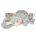thumbnail image 3 of Euro Ceramica Charlotte Watercolor Dinnerware Set Stoneware 16 Piece, 3 of 6