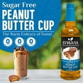 thumbnail image 2 of Syruvia Peanut Butter Cup Sugar Free Coffee Syrup 25.4 Fl. Oz With Pump, 2 of 7