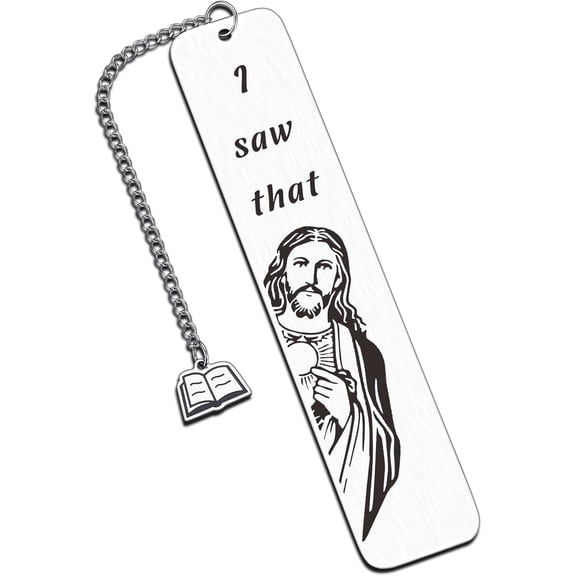 Confirmation Gifts for Teenage Girls Religious Easter Basket Stuffers for Teens Adults Jesus Peeking Bookmark for Women Funny Book Lover Gifts for Friends Easter Confirmation Bookmark