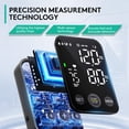 thumbnail image 2 of Tensiómetro Oklar para brazo, para uso doméstico, con memoria de 2x120 lecturas y brazalete ajustable. Pantalla grande de 8,7 a 15,7 pulgadas con luz LED de fondo. Bolsa de almacenamiento., 2 of 5