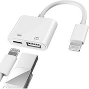 Innotech Lightning Male to USB Female Adapter ( Apple MFI Certified)OTG and Charger Cable for iPhone 14/13/ 12/11 Ipad air Camera Memory Stick Flash Drive Cord Converter Charging Splitter
