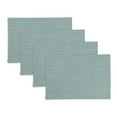 thumbnail image 2 of TOWN & COUNTRY LIVING Harper Stain and Water Resistant Reversible Placemat 4-Pack Set, Sagebrush Green, 13"x17.5", 2 of 7