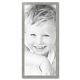 thumbnail image 2 of ArtToFrames 20" x 44" Classic Silver Picture Frame, 20x44 inch Silver Wood Poster Frame (WOM-4926), 2 of 7