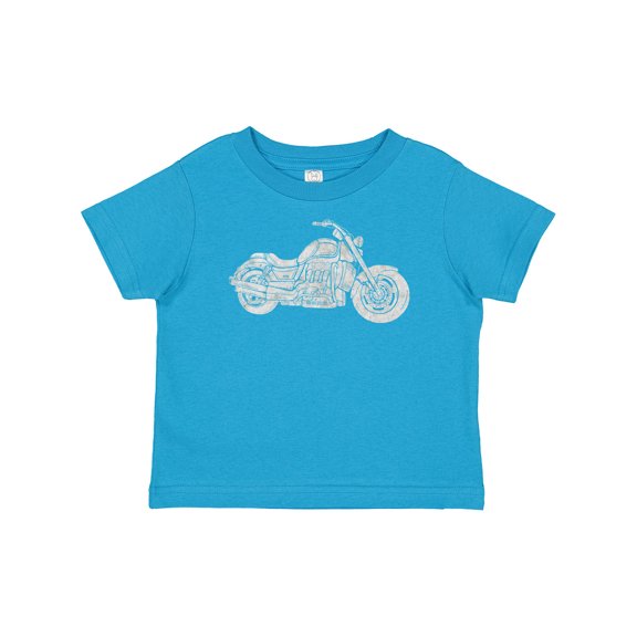 Inktastic Distressed Motorcycle Boys or Girls Baby T-Shirt