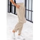 thumbnail image 3 of Pantalones PRETTYGARDEN 2025 Khaki Claro de Tiro Alto XL, 3 of 9