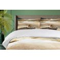thumbnail image 4 of Ambesonne Beige Duvet Cover Sets, Wild Leopard, 2-Queen, Beige and Brown, 4 of 7