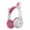 Hot Pink, variant on LED W/Mic Headphones For Kids Girls Soundworx Bluetooth Wireless Cat Ear Headsets