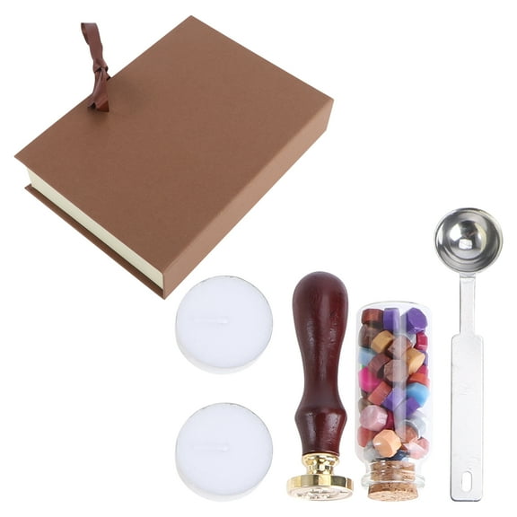 BALAHAPY Seal Stamps Set Brass 1Set Scrapbooking Stationery Decoration Friends