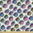 thumbnail image 2 of Ambesonne Colorful Fabric by the Yard Upholstery, Vintage Sunglasses, 1 Yard, Multicolor, 2 of 5