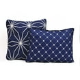 thumbnail image 4 of Home Soft Things 7 Piece Printed Microfiber Quilts Bedspread Set - Memphis - Dark Blue Cobalt - Queen (90" x 90"), 4 of 8