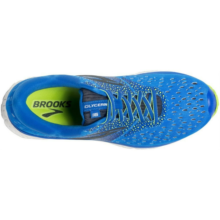 Brooks Mens Glycerin 16 Running Shoe Blue Ebony Nightlife D 10.5 Walmart