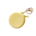 thumbnail image 1 of Coin Purse Silicone Cute Zipper Closure Gift Choice Women Change Pouch Wallet For Lipstick KeysSingle Color, Yellow, 1 of 1