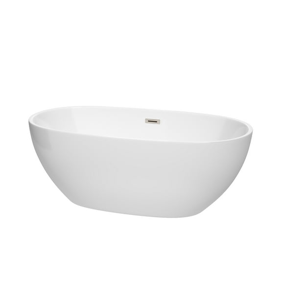 Wyndham Collection 63'' Freestanding Bathtub Soaking Juno