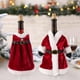 thumbnail image 5 of Funda para botella de vino de Navidad, adornos navideños para el hogar, adorno navideño 2024, decoración de mesa navideña, regalo de Año Nuevo 2025, 5 of 5