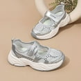 thumbnail image 5 of Delliss Girl's Boy's Sports Style Hollow Out Mesh Breathable Casual Shoes With Adhesive, 5 of 8