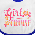 thumbnail image 4 of Inktastic Girl Cruise with Flowers Girls Baby Bib, 4 of 4
