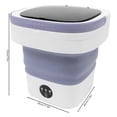 thumbnail image 2 of DENEST 12L Portable Washing Machine 36W Mini Washer Foldable Travel Camping Small Washe, 2 of 10