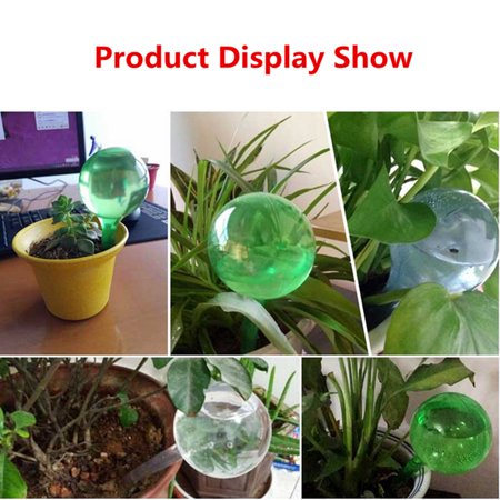 3 Pack Self Watering Plant Bulb Plastic Water Feeder Globe Indoor