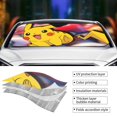 thumbnail image 5 of Windshield Sun Shade Foldable Car Front Window Sunshade For Car Suv Trucks Vans - Best Heat Shield Blocker Visor Cover Blocks Uv Rays And Keeps Your Vehicle Cool-Small, 5 of 5