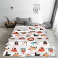 thumbnail image 5 of Zufioo funny cats celebrating Valentine's Day Fleece Blanket Queen Size,Plush Bed Blanket,Ultra Soft Throw Blanket,Plush Fuzzy Cozy Blanket Perfect for Bed,Couch-40"x30", 5 of 7