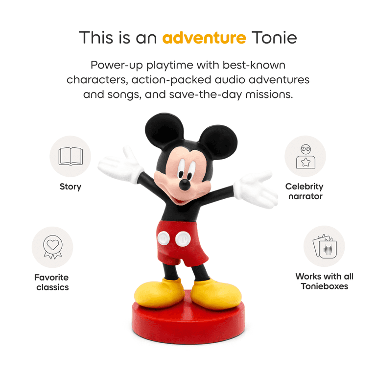 ④未使用・保証書付 Tony トニー「艶情」ミクスドメディア　アールビバン tonies, Mickey Mouse Audio Play Figurine, Multicolor, 38-minute
