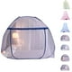 thumbnail image 3 of Mosquitera plegable de tres puertas, mosquitera de yurta mongol, cúpula, mosquitera, techo colgante, dormitorio, cama doble, dosel Guardurnaity JJ65377-07B, 3 of 7