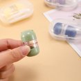 thumbnail image 4 of Contact Lens Case Tweezer Stick Case Set Cute Portable Storage Eye Care Kit Organizer Contact Lens Companion Box Blue, 4 of 6