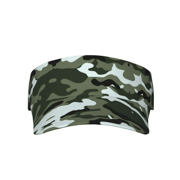 Army Camouflage Sports Sun Visor Hats Adjustable Sun Visor Caps For Women And Men