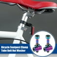 thumbnail image 2 of Unique Bargains 2 Set M5x30mm Seatpost Cycling Screws Bike Bicycle Seatpost Clamp Tube Bolt Nut Washer Assorted Color, 2 of 6