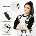 thumbnail image 2 of Pandas Silhouette 5 Pcs Kitchen Set Heat Resistant Oven Mitts and Non-Slip Pot Holders with Adjustable Cooking Apron, 2 of 6