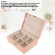 thumbnail image 3 of Caja de almacenamiento de joyas ANGGREK 2 capas Rosa multifuncional, 3 of 8