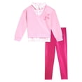thumbnail image 1 of Conjunto de ropa Barbie Little Girls 2fer Sudadera rosa 6, 1 of 3