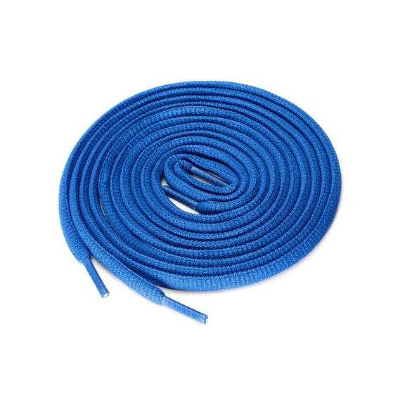 INSPIRE CHIC Unisex 2 Pairs Half Round Oval Shoelaces for Boots Athletic Sneakers Dark Blue 120 cm/47.2"