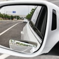 thumbnail image 3 of Walbest 360 Degree Adjustable Wide Angle Blind Spot Mirror, HD Glass, Stick-on, Silver, 2 Pack, 3 of 7