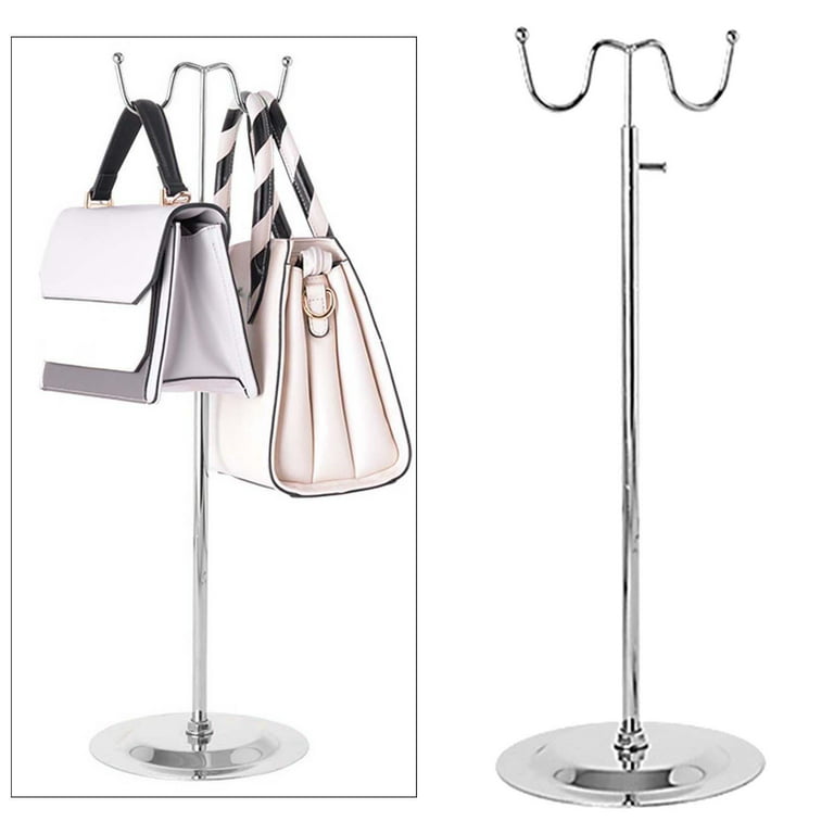 YIJU Handbag Display Stand Organizer Adjustable Height Handbag Stand Purse Shelf Handbag Holder Rack Purse Hanger Bag Display Rack, Women's, Size: Multi