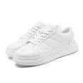 thumbnail image 3 of FUJEAK Women's Platform Sneaker Classic Low Top Casual Shoes Lightweight Lace Up Sneakers, 3 of 8