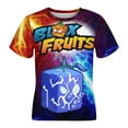 thumbnail image 6 of Kids Blox Fruit T-Shirts, Youth QuakeFruit T-Shirts, Casual Crew Neck Shirts for Boys Girls, Fashion 3D Print Short Sleeve Tee, 6 of 9