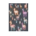 thumbnail image 6 of Yayeee Garden Flag 12"x18" Double Sided Outdoor Yard Lawn Holiday Decorations, Neon Llamas Pattern, 6 of 6