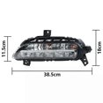 thumbnail image 4 of For Porsche Panamera 2010-2013 Car LED Front Bumper Daytime Running Light DRL Fog Light Lamp 9706310, 4 of 5
