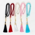 thumbnail image 4 of Vibranting 8 Pieces Sturdy Glass Tasbih Set Handmade Islamics Prayer Beads Accessory for Meditation and Blessings, 4 of 4