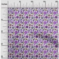 thumbnail image 2 of oneOone Velvet Purple Fabric African Craft Projects Decor Fabric Printed By The Yard 58 Inch Wide, 2 of 4