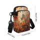 thumbnail image 3 of Bolso Bandolera con Correa de Hombro Ajustable, Ligero, de Poliéster, para Viaje, con Estampado de Caballos, Compartimentos Divididos para Un Almacenamiento Organizado, Uso Diario Informal, Escuela y, 3 of 6